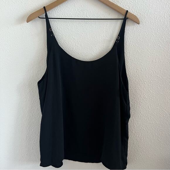 A New Day Black V Neck Slip Style Layering Tank XL - Picture 2 of 6